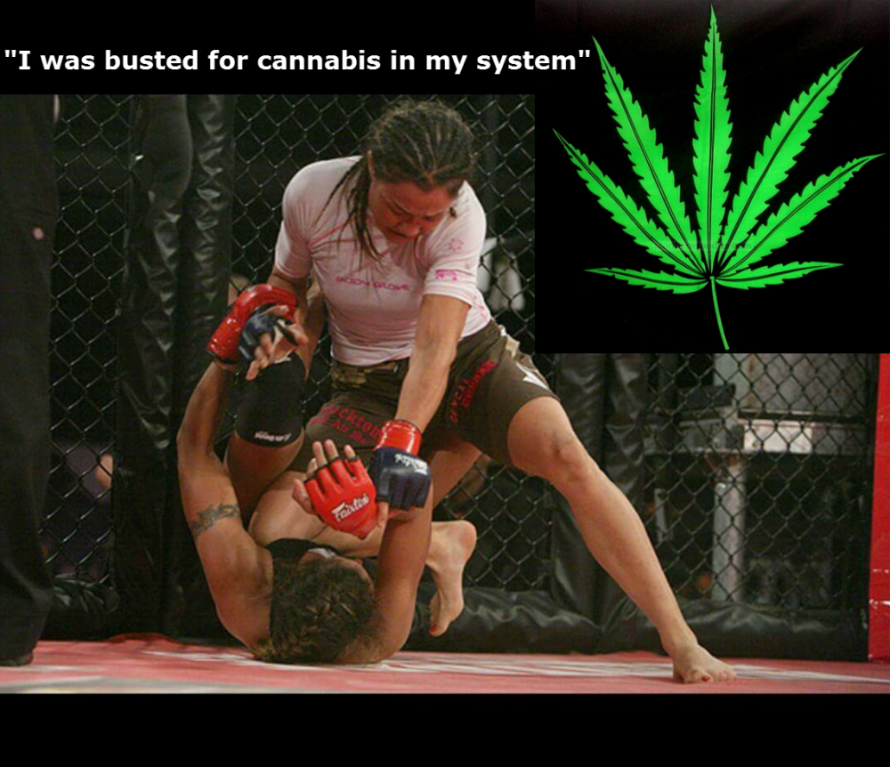 FEMALE MMA FIGHTER BUSTED FOR WEED